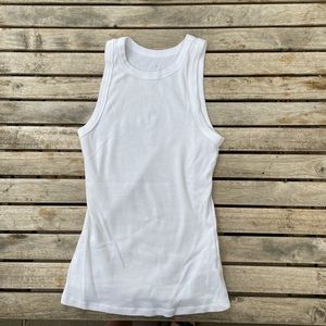 WHITE TANK TOP